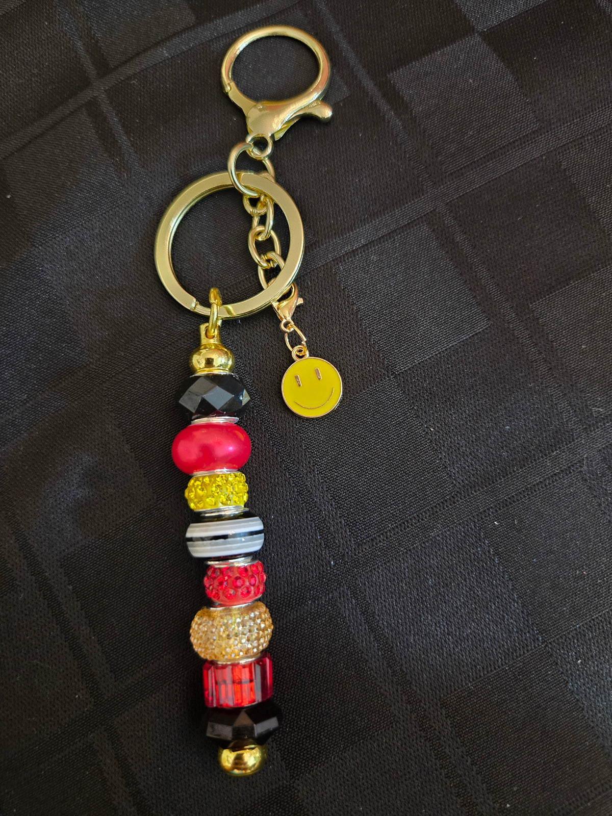 GL18 Maryland State Beaded Keychain with Charms #2