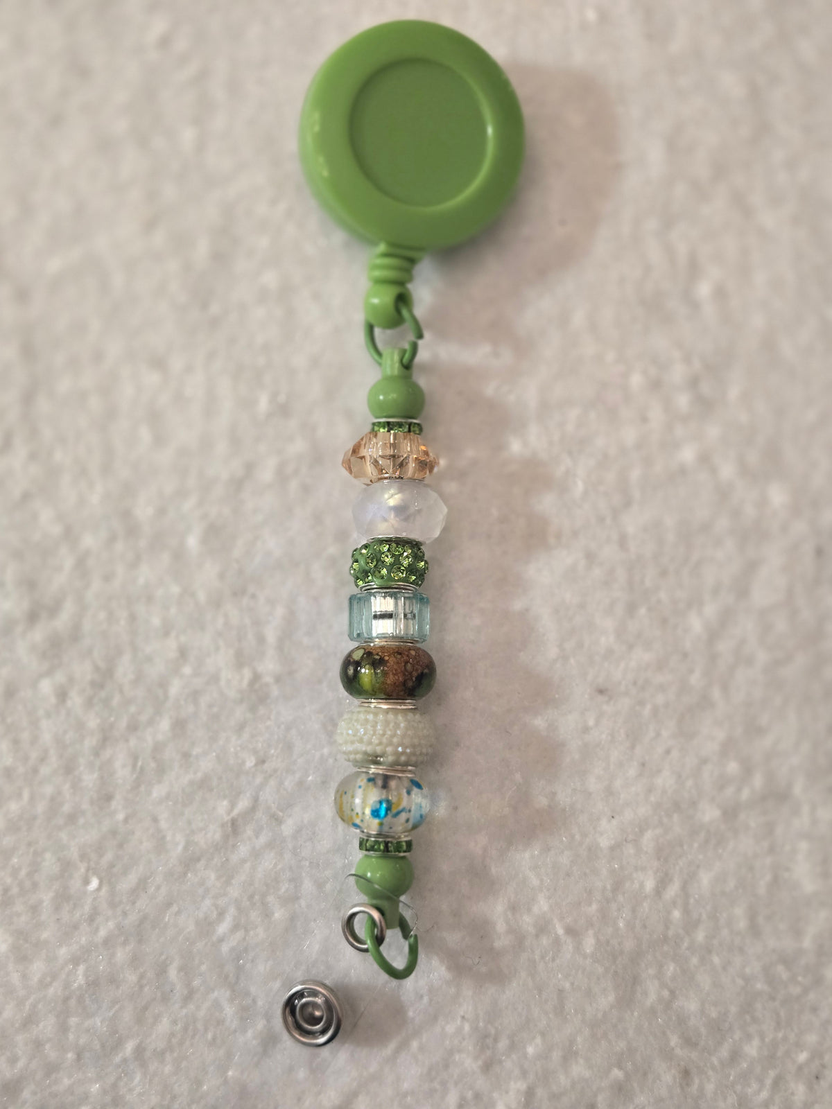 BH2 Green, Brown, White badge holder