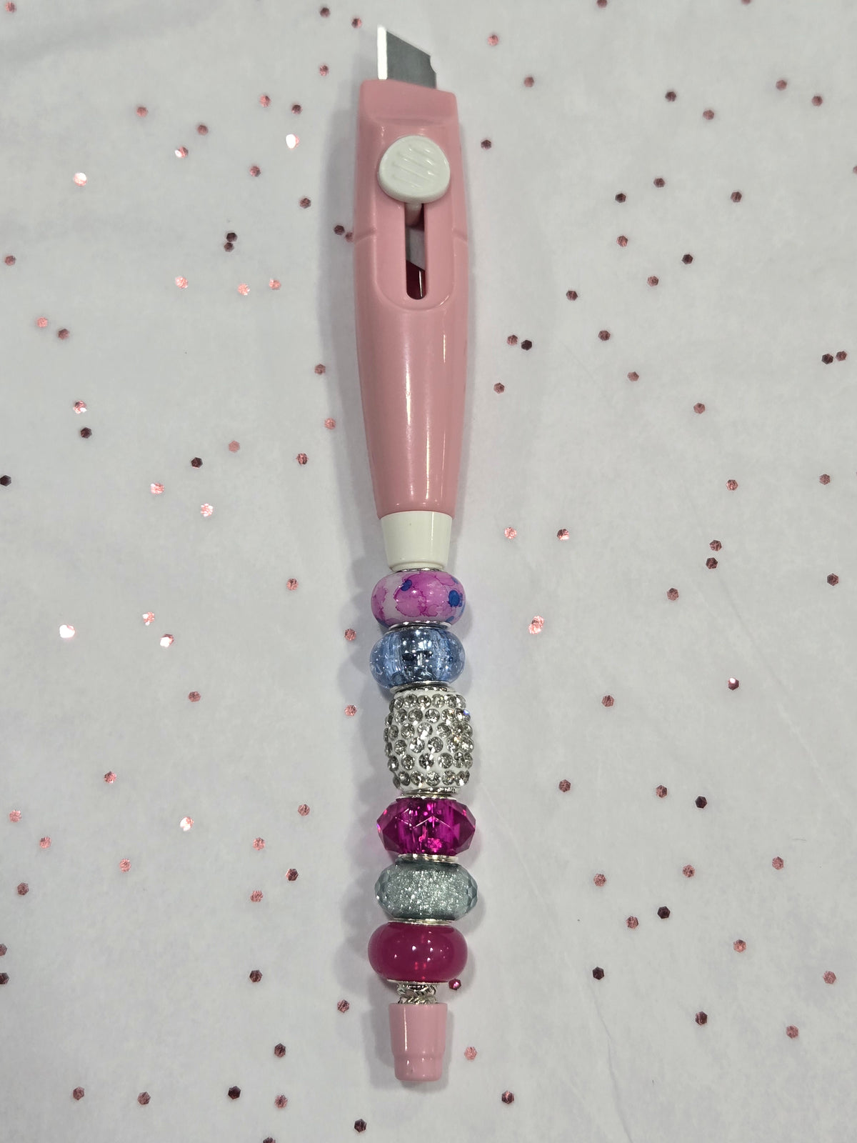 BC7 Magenta and Blue Beaded Box Cutter
