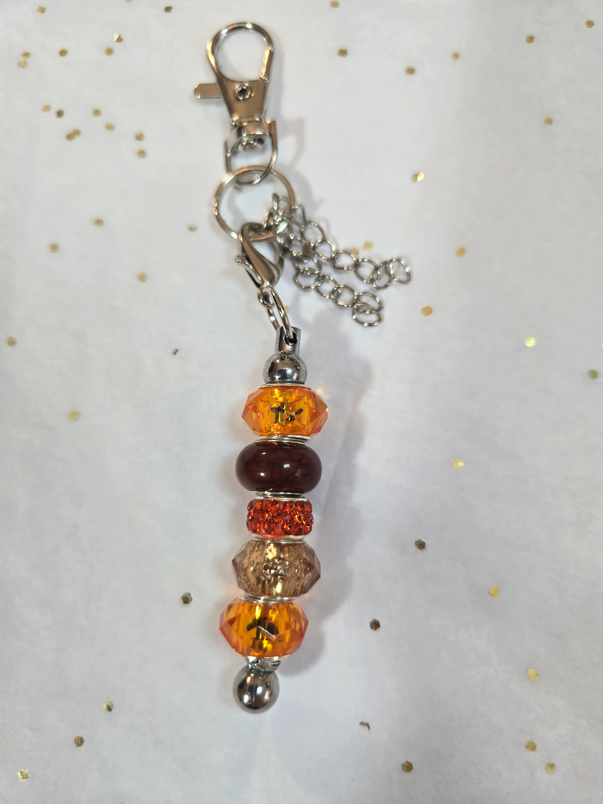 F10 Cleveland Football Short Beaded Keychain