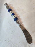 BK6 Blue and White Butter Knife
