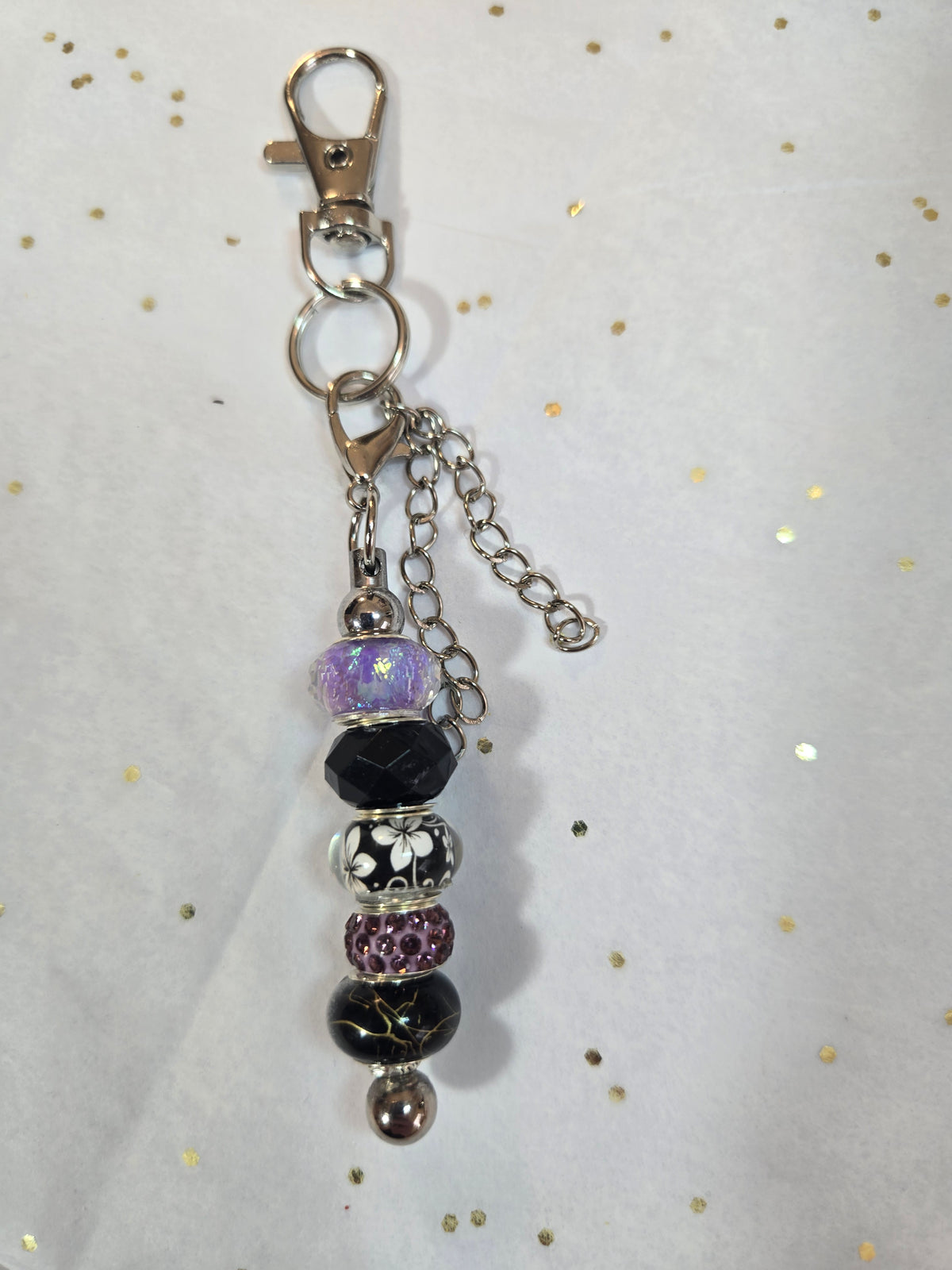 F12 Baltimore Football Short Beaded Keychain