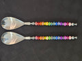 SP1 Rainbow Beaded Salad Spoons