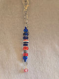 S2-12 American Pride Beaded Keychain