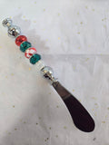 BK8 Christmas Beaded Butter Knife