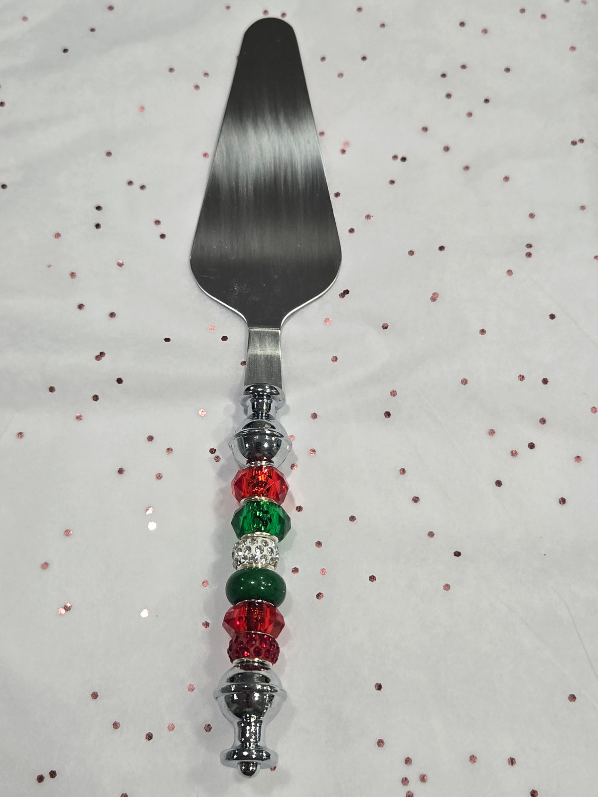 DS3 Christmas Beaded Dessert Server