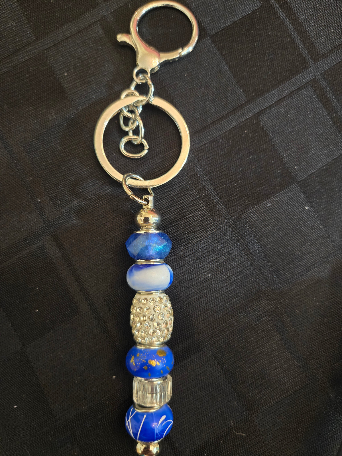 SL44 Hanukkah Beaded Keychain