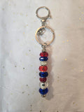 SL2 American Pride Beaded Keychain