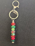 SL3 Christmas Beaded Keychain #1