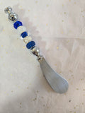 BK11 Hanukkah Beaded Butter Knife