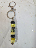 F7 Pittsburgh Football Long Beaded Keychain