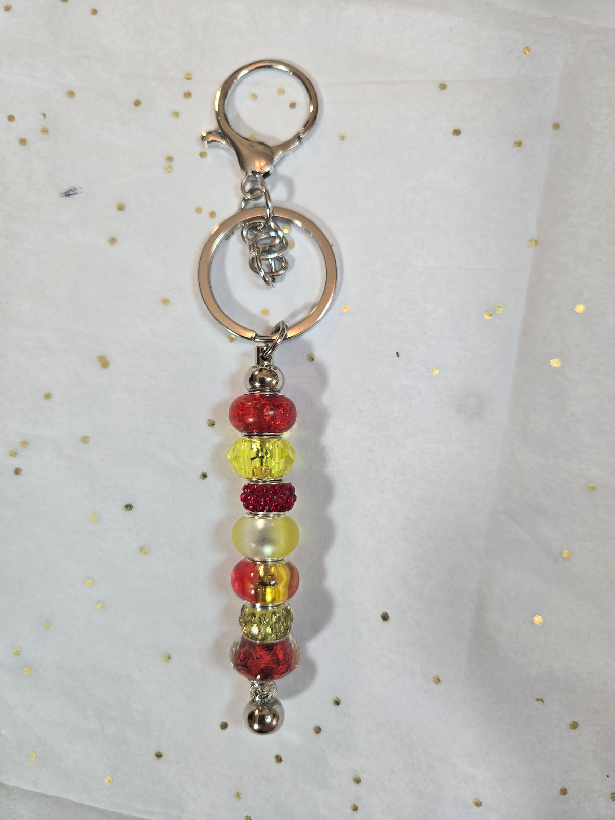 F5 Washington DC Football Long Beaded Keychain